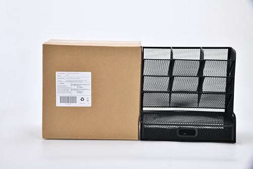 Mesh Desk Organizer with Drawer