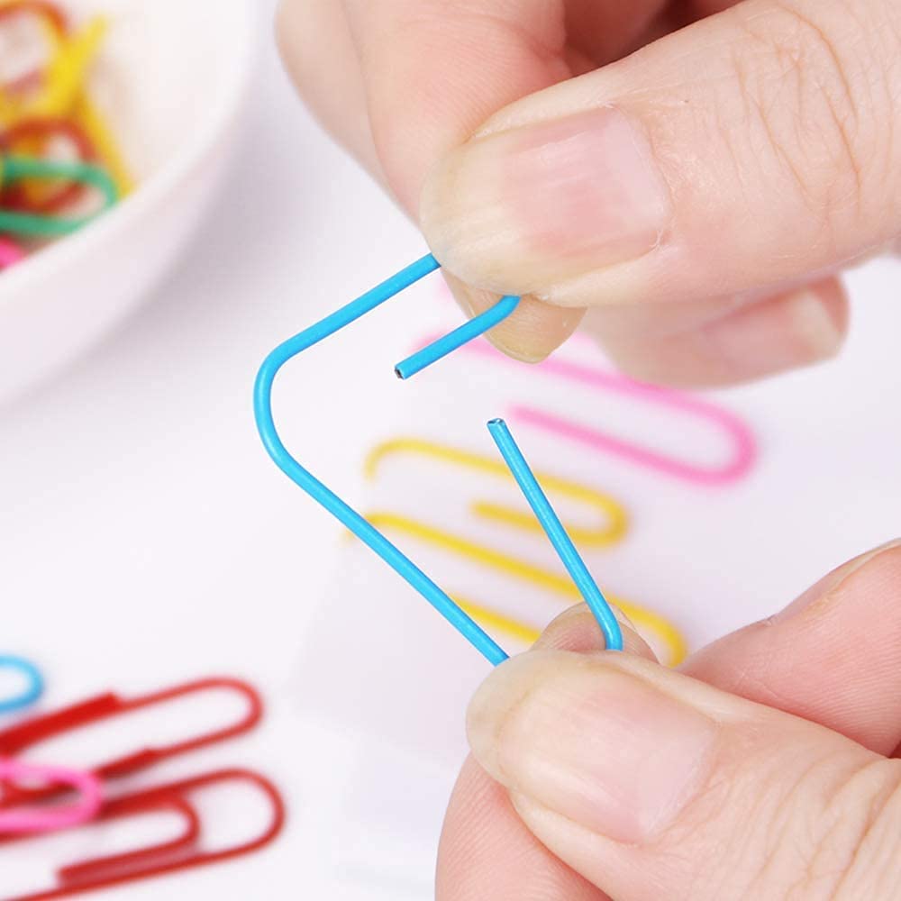 Coloured Paper Clips Medium