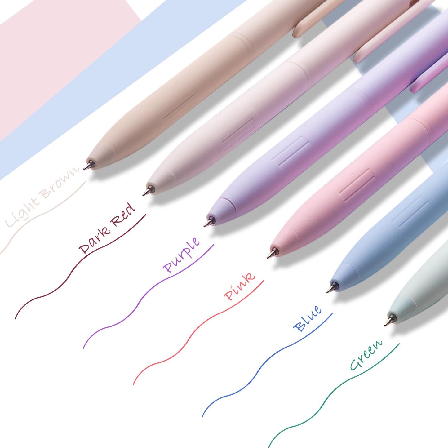 Retractable Colored Gel Pens