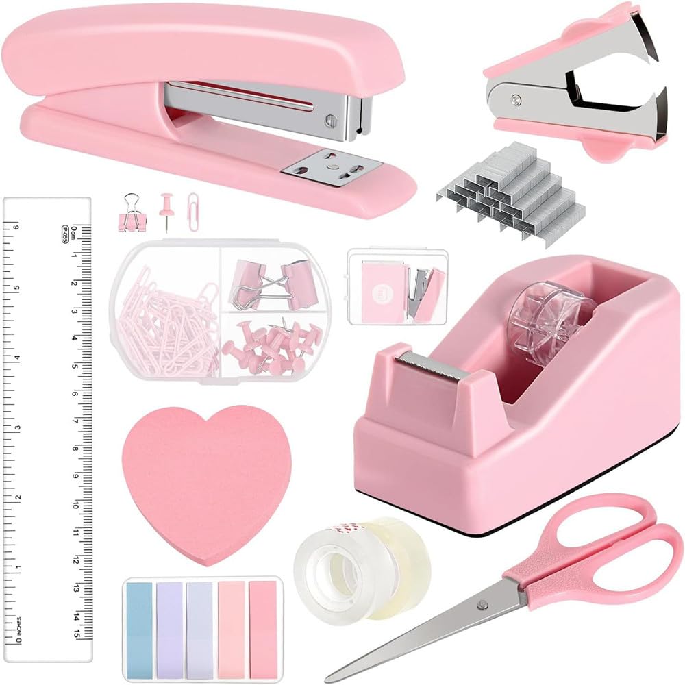 Pink Office Supplies