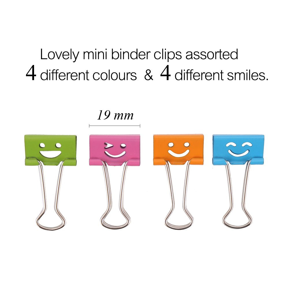 Clips de papel sonrientes