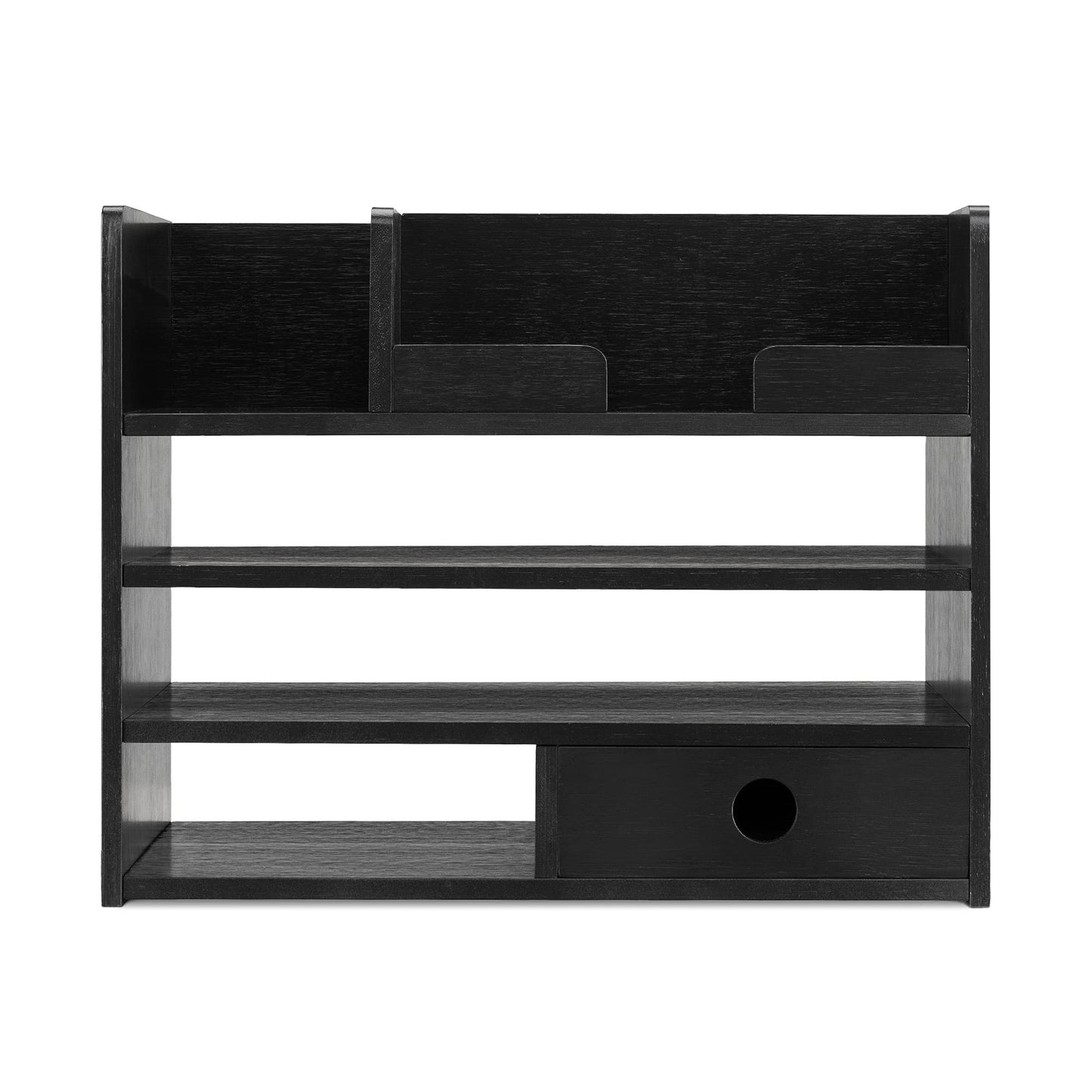 Wooden Desk Organizer Black