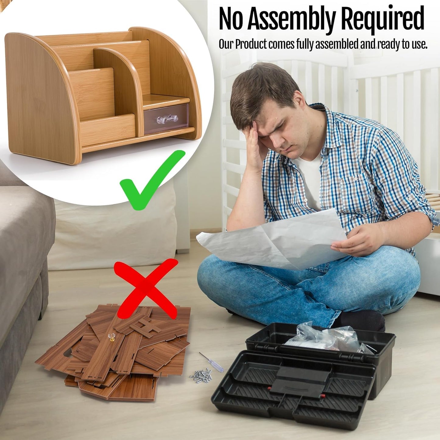Desktop storage box