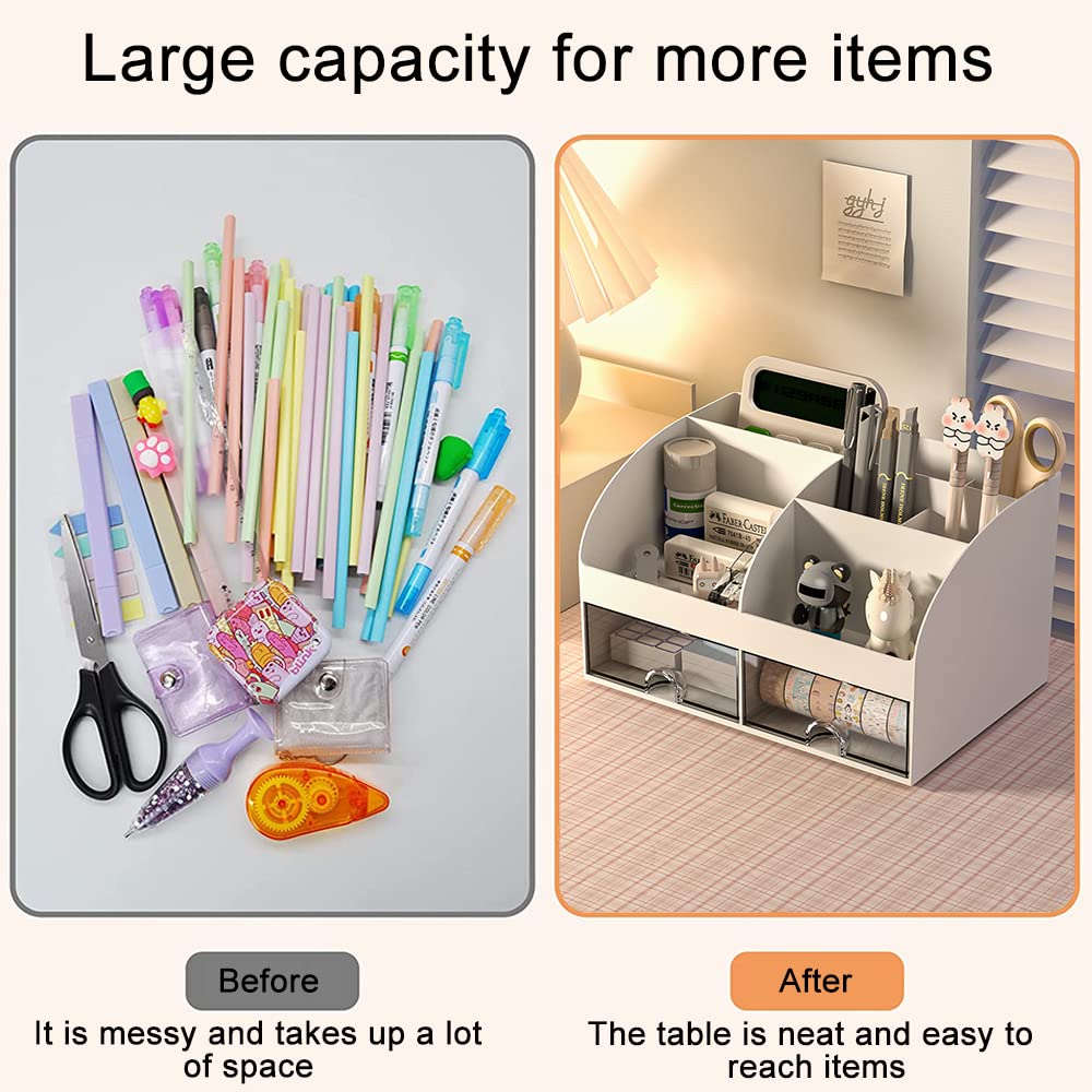 Desktop Organizer White