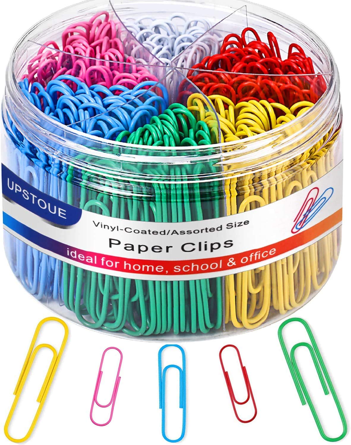Coloured Paper Clips Medium