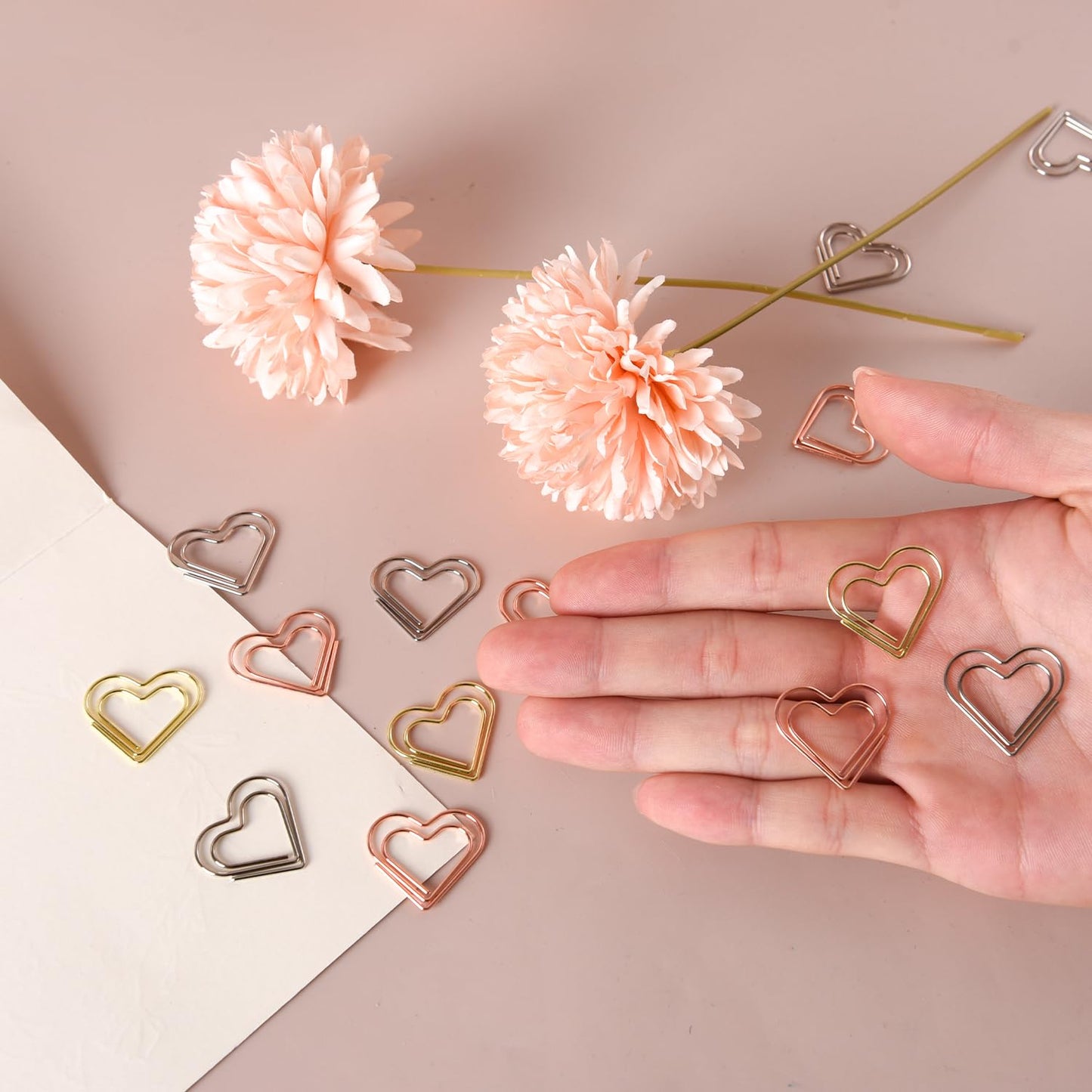 Cute Love Heart Paper Clips