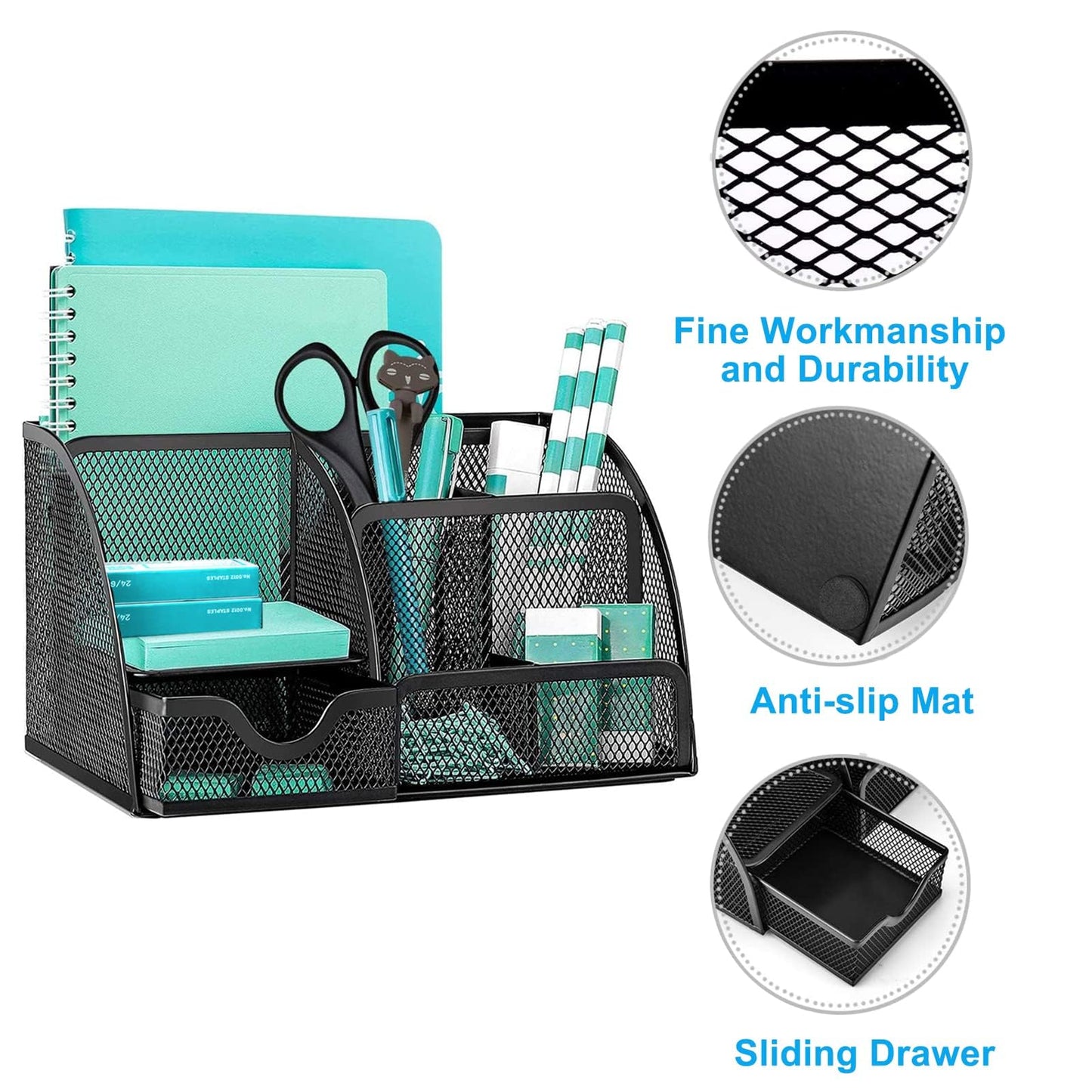 Stationery Organizer Black