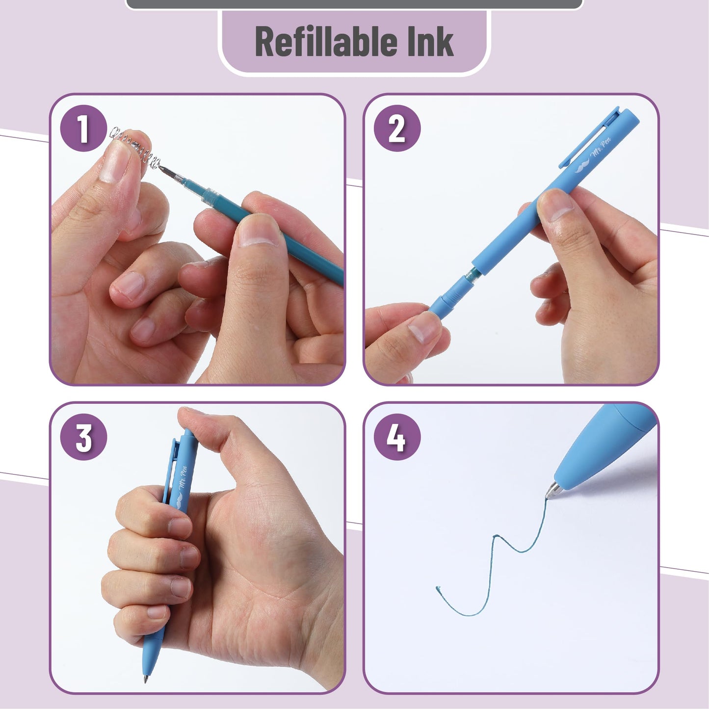 Retractable Gel Pens