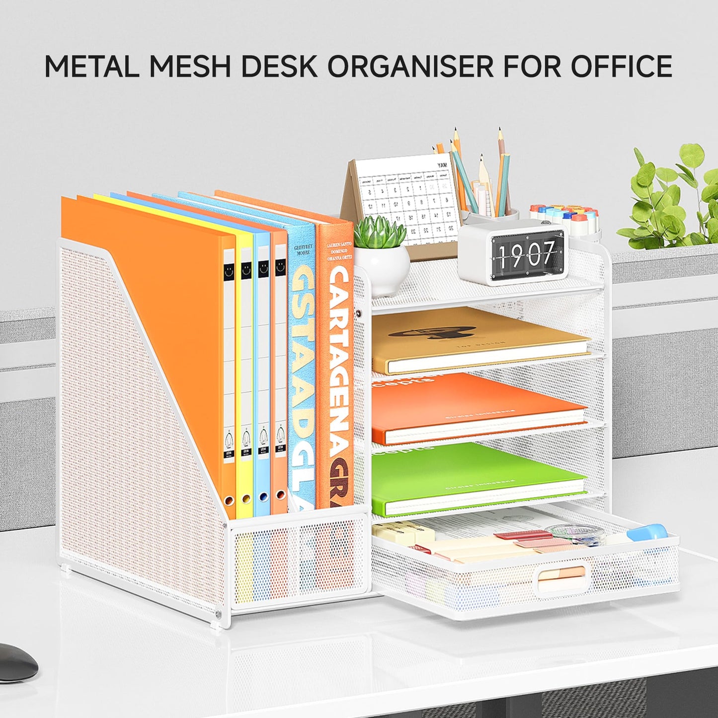 Desk Organizer with File Holder