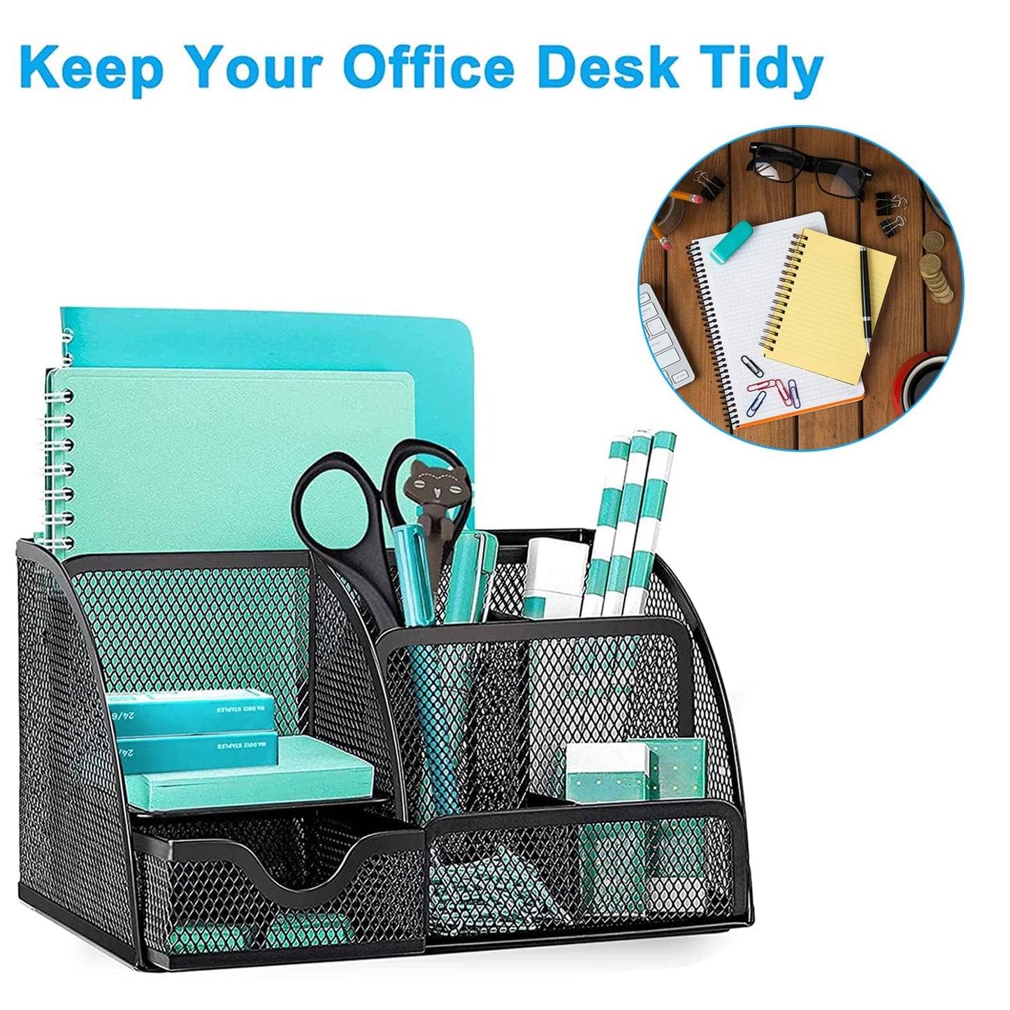 Stationery Organizer Black
