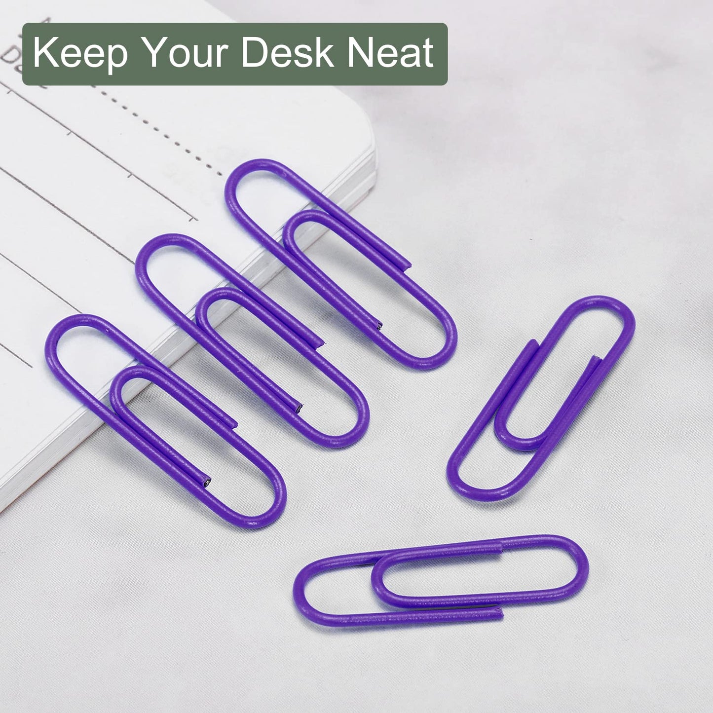Paper clips Purple