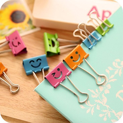 Clips de papel sonrientes