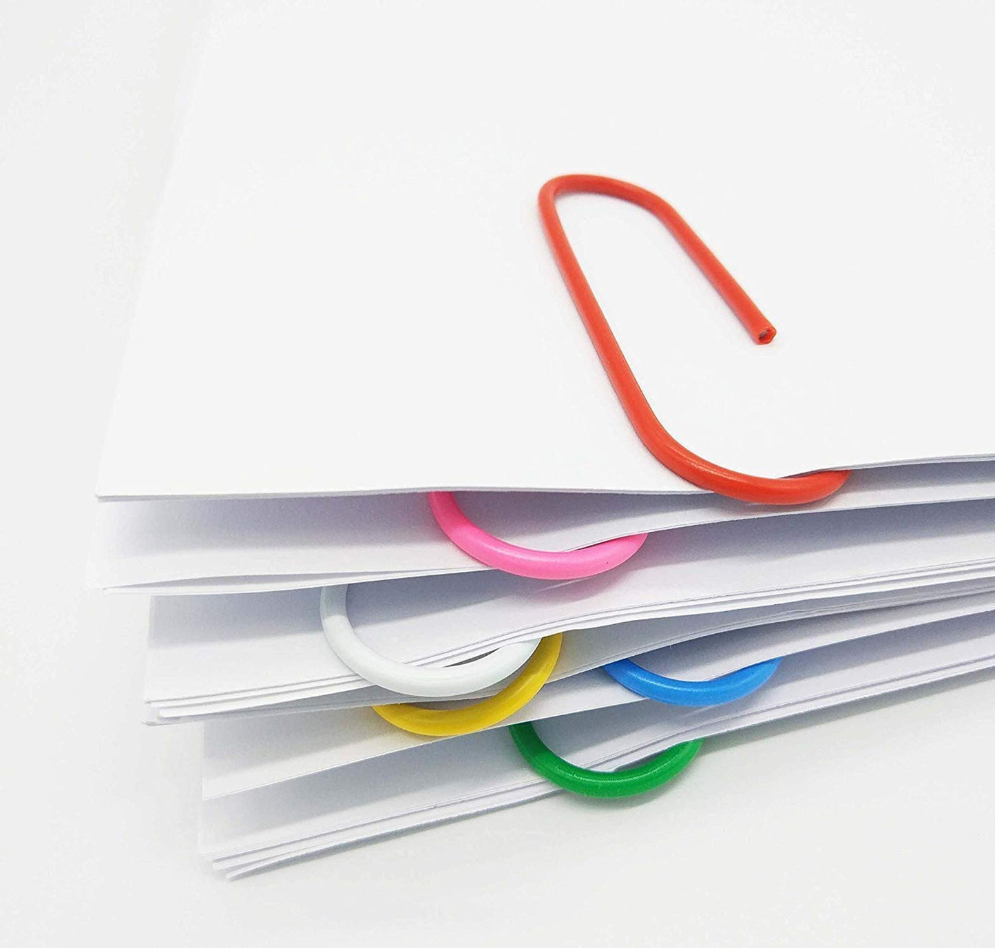 Coloured Paper Clips Medium