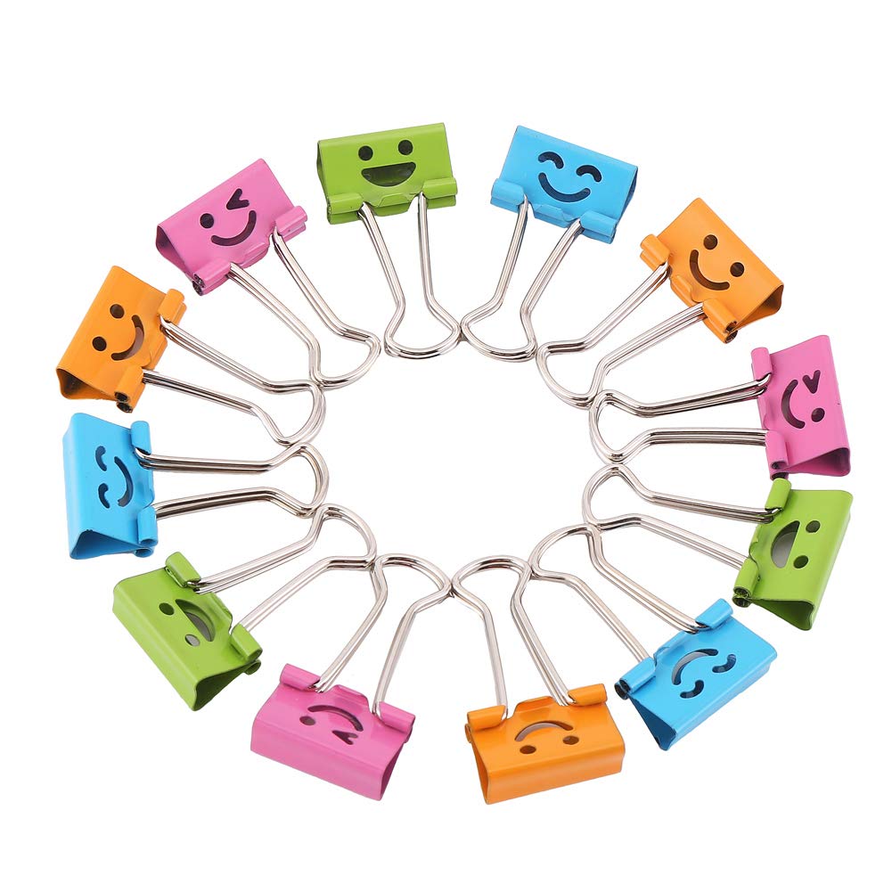 Clips de papel sonrientes