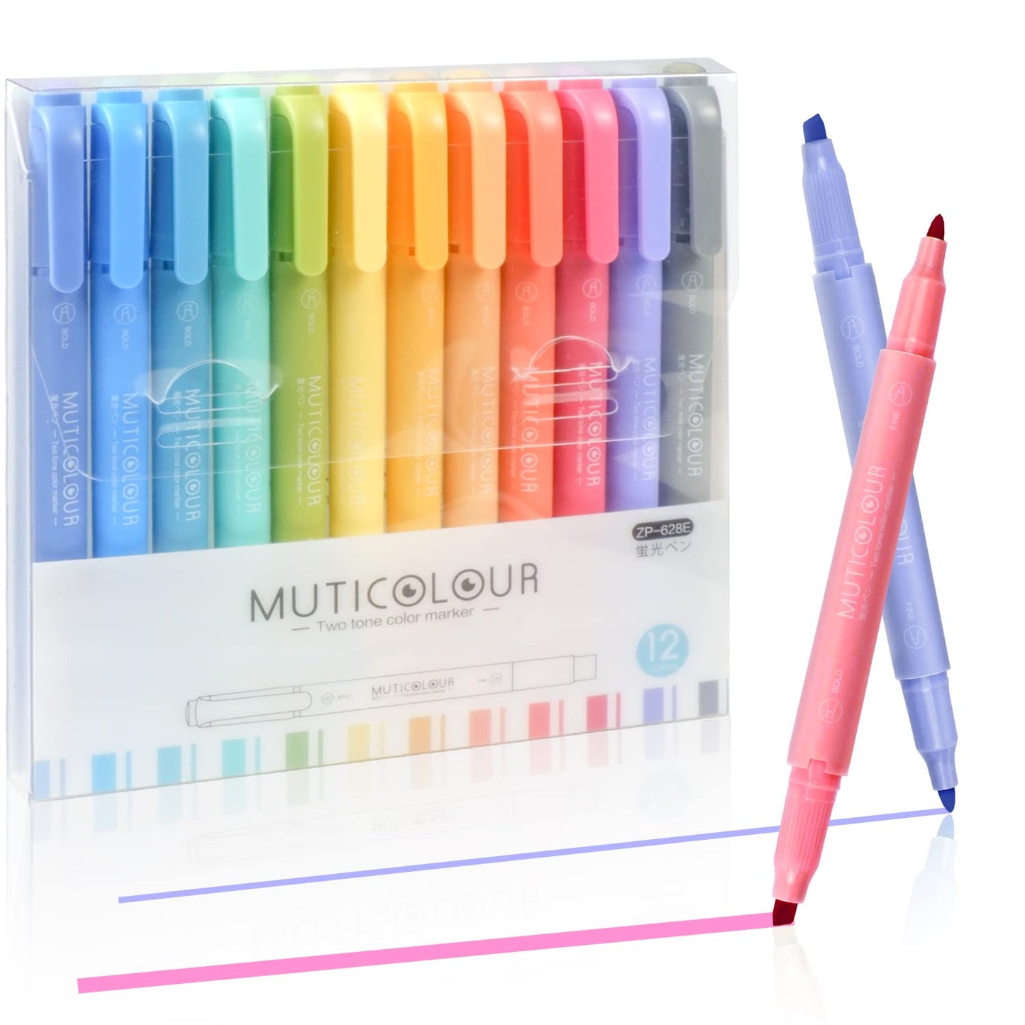 Dual Tip pastel highlighter