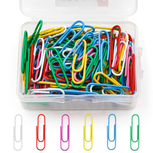 Coloured Metal Paper Clips