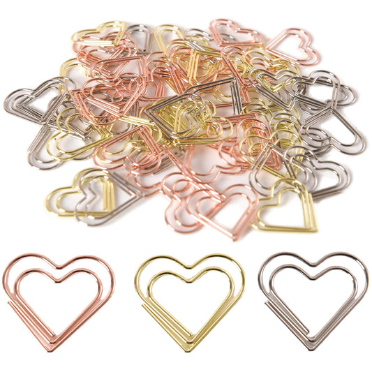 Cute Love Heart Paper Clips