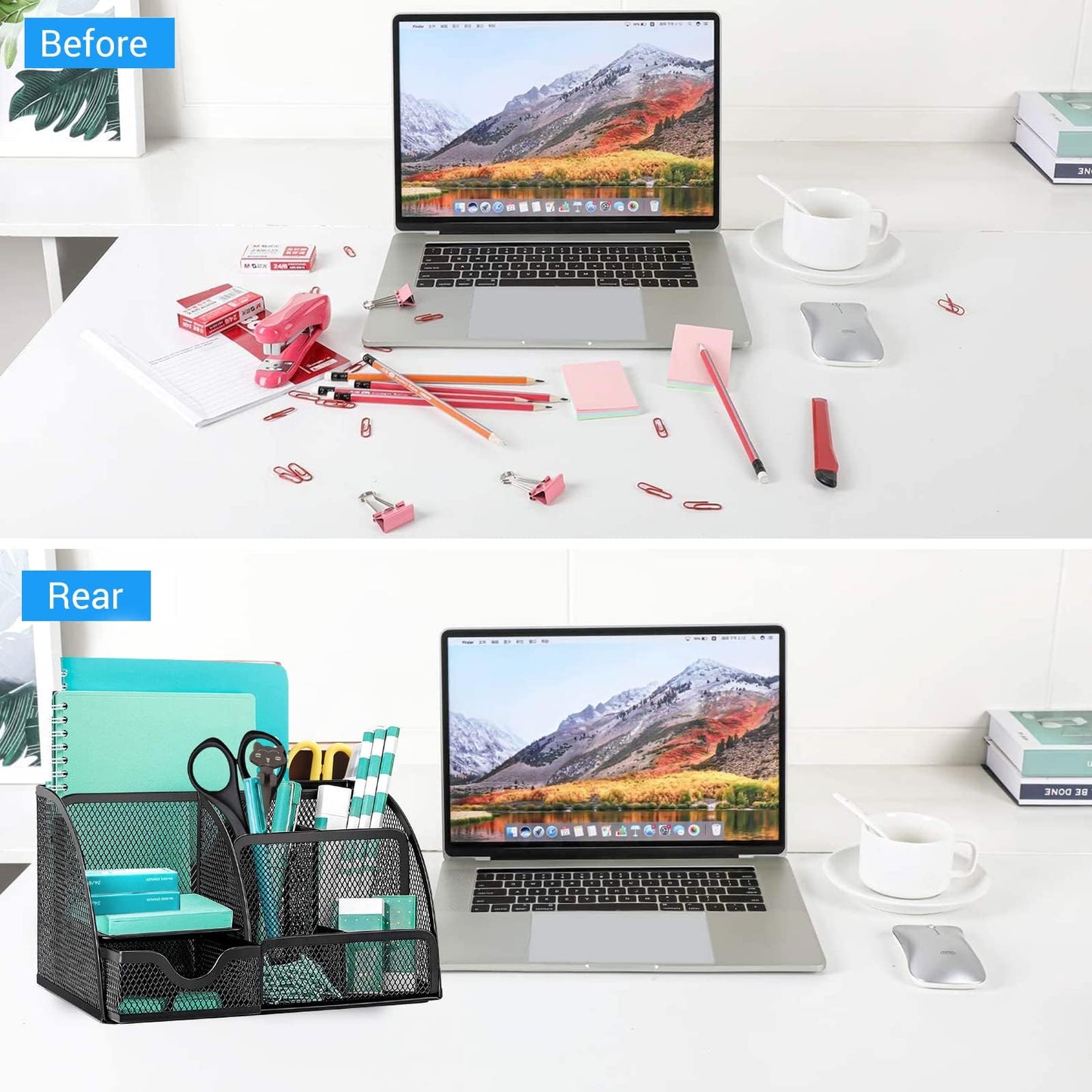 Stationery Organizer Black