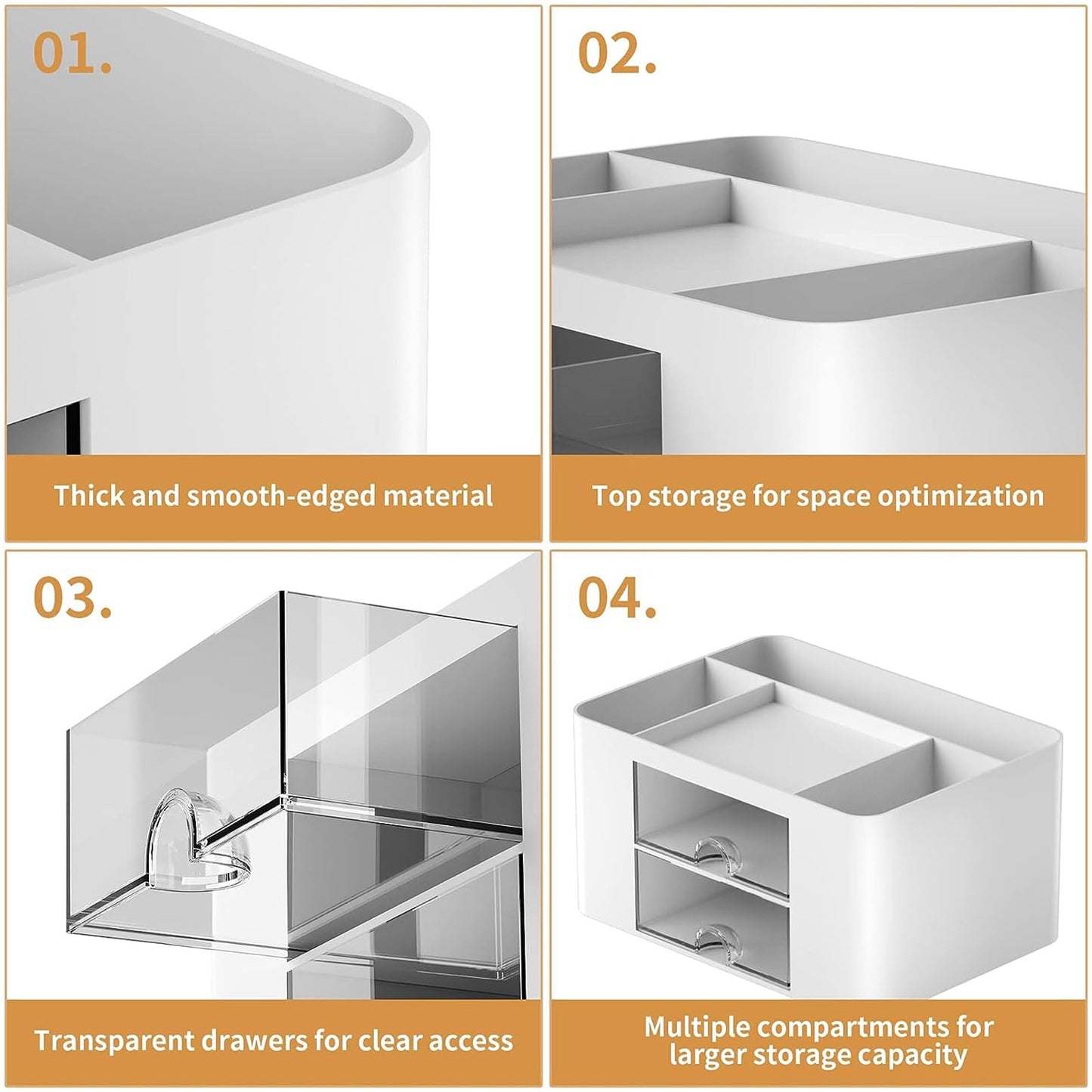 Desk Organiser White