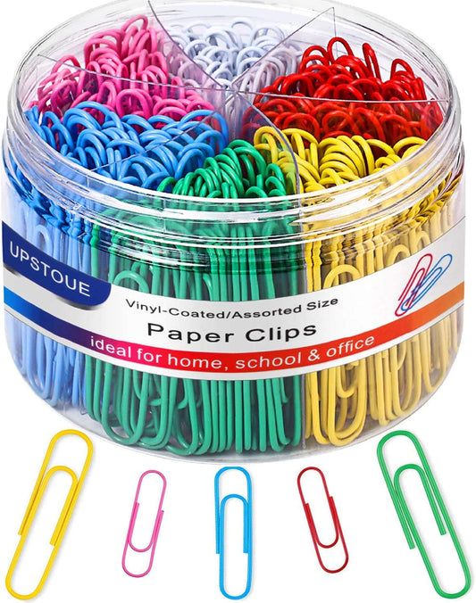 Coloured Paper Clips Medium