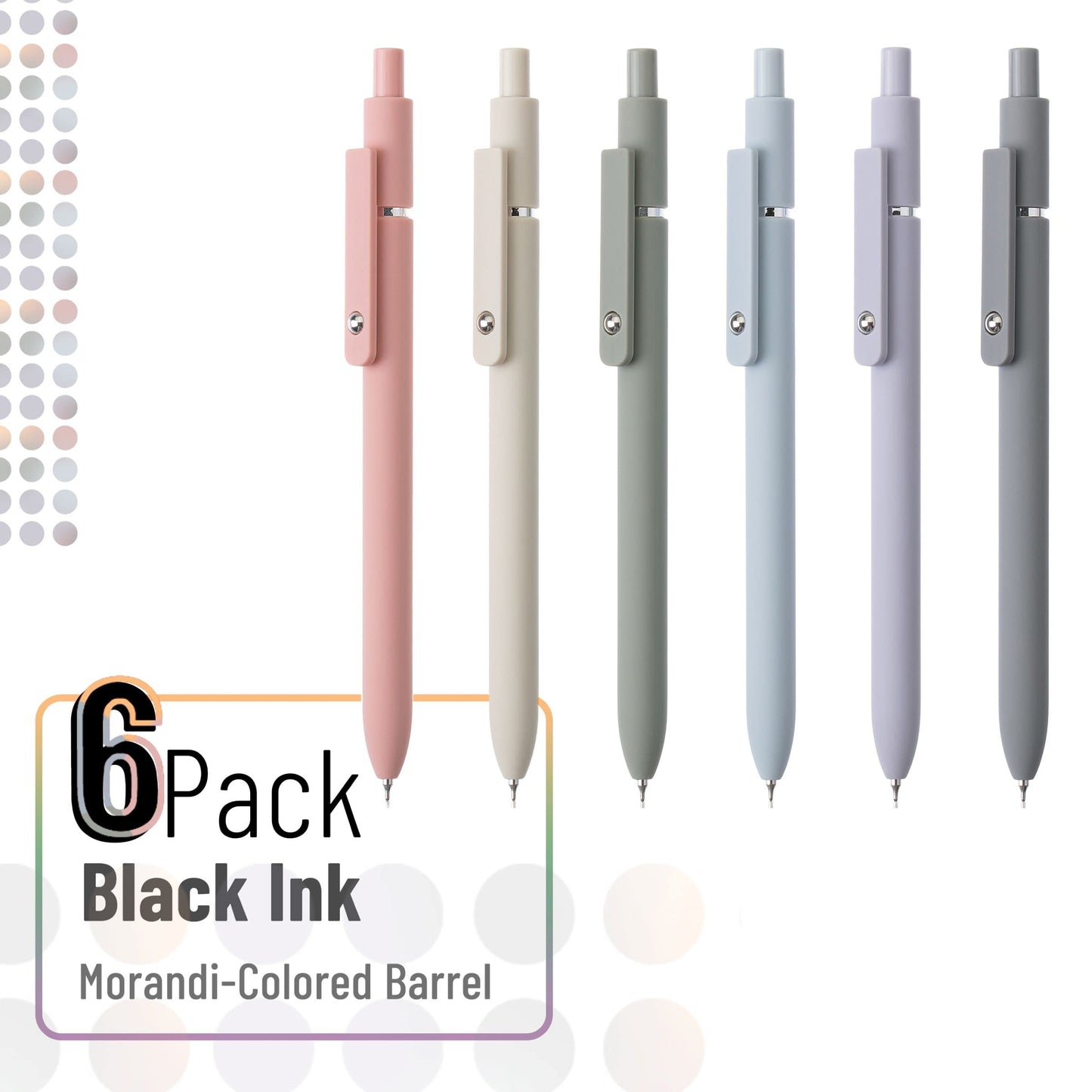 Retractable Fine Point Gel Pens