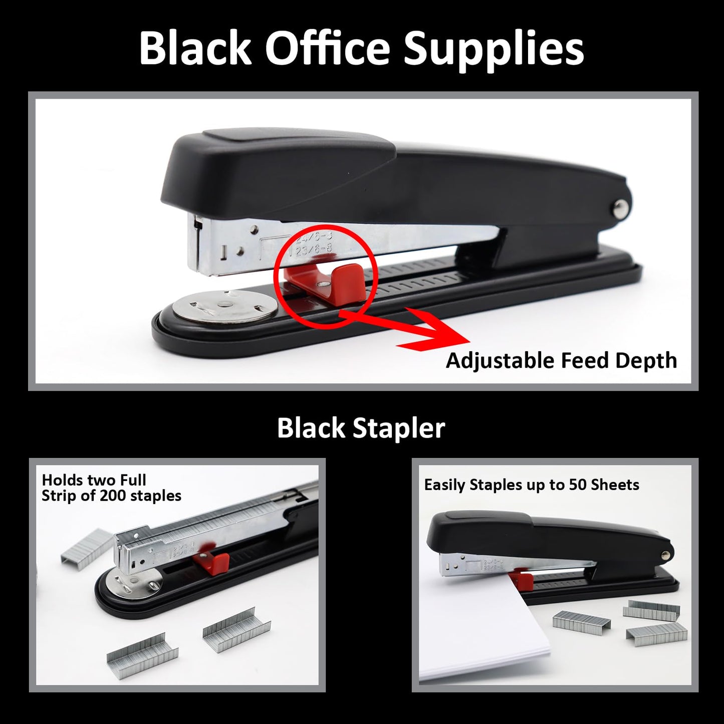 Black Office Supplies
