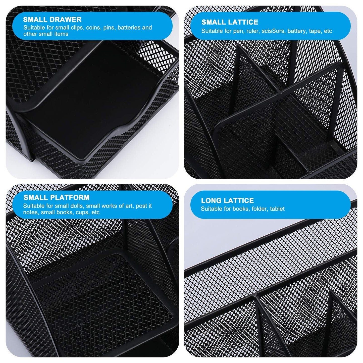Stationery Organizer Black
