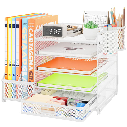 Desk Organizer with File Holder